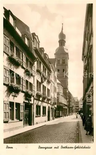 AK / Ansichtskarte Bonn Rhein Bonngasse Beethoven Geburtshaus Kat. Bonn