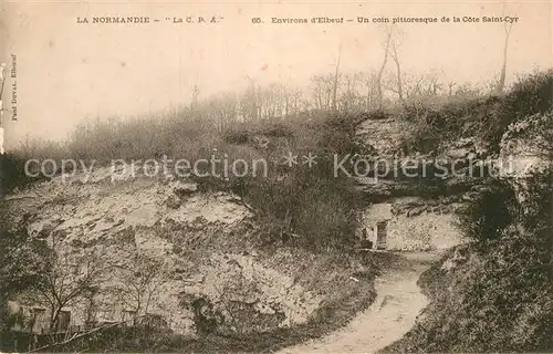 AK / Ansichtskarte Elbeuf Un coin pittoresque de la Cote Saint Cyr Kat. Elbeuf