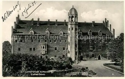 AK / Ansichtskarte Wittenberg Lutherstadt Lutherhaus Kat. Wittenberg