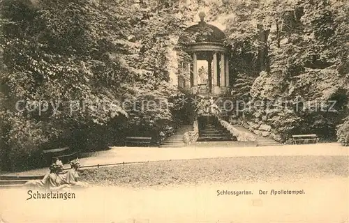 AK / Ansichtskarte Schwetzingen Schlossgarten Apollotempel Kat. Schwetzingen