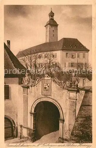 AK / Ansichtskarte Gundelsheim Neckar Schloss Hornegg