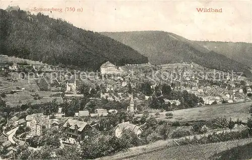 AK / Ansichtskarte Bad Wildbad Panorama Sommerberg Kat. Bad Wildbad