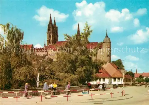 AK / Ansichtskarte Meissen Elbe Sachsen Albrechtsburg mit Dom Kat. Meissen