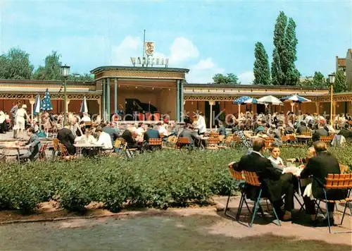 AK / Ansichtskarte Berlin Garten des Cafe Warschau Kat. Berlin