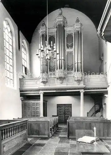 AK / Ansichtskarte Kirchenorgel Eglise Wallone Delft  Kat. Musik