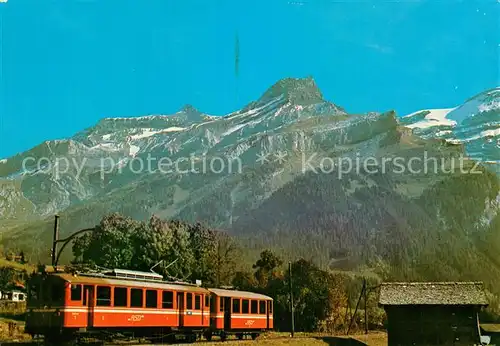 AK / Ansichtskarte Eisenbahn Les Diablerets Chemin der Fer Aigle Le Sepey  Kat. Eisenbahn