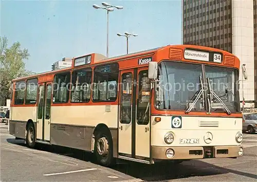 AK / Ansichtskarte Autobus Omnibus VoeV Standardlinienbus Typ Mercedes Benz O 305 Frankfurt am Main Kat. Autos