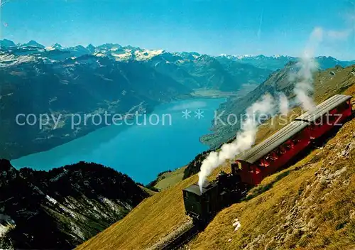 AK / Ansichtskarte Brienz Rothornbahn Brienzersee Grosshorn Diablerets Kat. Eisenbahn