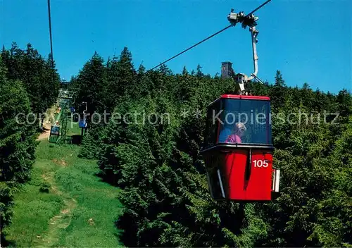 AK / Ansichtskarte Seilbahn Wurmberg Braunlage Harz Kat. Bahnen