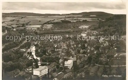 AK / Ansichtskarte Calw Panorama von Norden Kat. Calw