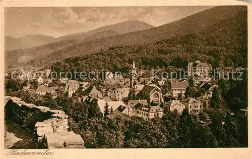 AK / Ansichtskarte Badenweiler Teilansicht  Kat. Badenweiler