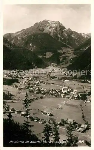 AK / Ansichtskarte Mayrhofen Zillertal Panorama Gruenberg Kat. Mayrhofen