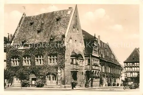 AK / Ansichtskarte Halberstadt Fliegeraufnahme Kat. Halberstadt