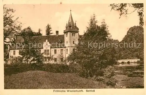 AK / Ansichtskarte Neustadt Orla Schloss Froehliche Wiederkunft Kat. Neustadt Orla