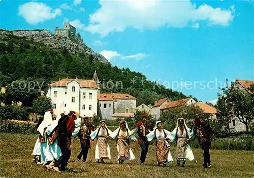 AK / Ansichtskarte Vrlika Folk dance