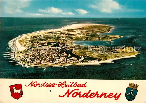 AK / Ansichtskarte Norderney Nordseebad Fliegeraufnahme Kat. Norderney