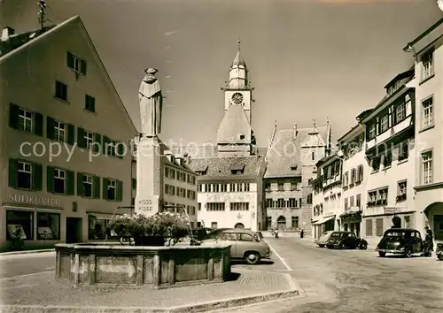 AK / Ansichtskarte ueberlingen Bodensee Marktplatz Brunnen Kat. ueberlingen