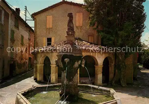 AK / Ansichtskarte Mollans La Vieille Fontaine Comtadine et le Lavoir Kat. Mollans