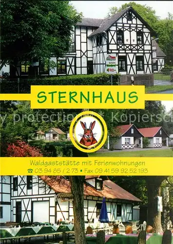 AK / Ansichtskarte Gernrode Harz Gaststaette Sternhaus Kat. Gernrode Harz