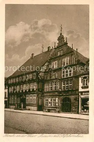 AK / Ansichtskarte Hameln Weser Museum Stiftsherrnhaus