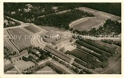 AK / Ansichtskarte Hannover Stadthalle Fliegeraufnahme Kat. Hannover