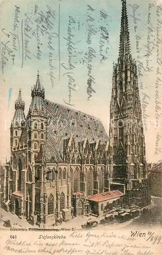 AK / Ansichtskarte Wien Stefanskirche Kat. Wien