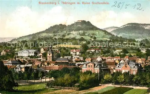 AK / Ansichtskarte Bad Blankenburg Ruine Greifenstein Kat. Bad Blankenburg