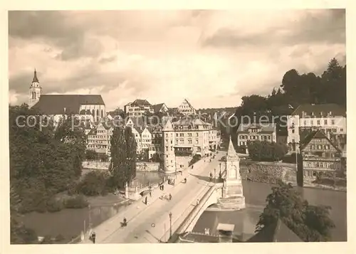 AK / Ansichtskarte Tuebingen Eberhardsbruecke Kat. Tuebingen