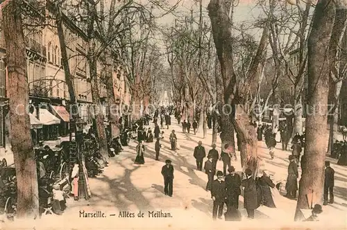 AK / Ansichtskarte Marseille Bouches du Rhone Allees de Meilhan