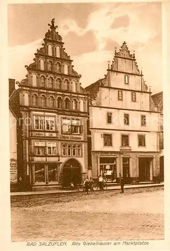 AK / Ansichtskarte Bad Salzuflen Alte Giebelhaeuser am Marktplatz 16. Jhdt. Kat. Bad Salzuflen