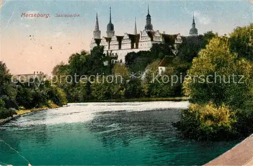 AK / Ansichtskarte Merseburg Saale Saalepartie Kat. Merseburg