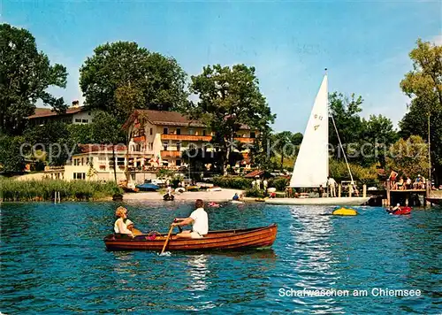 AK / Ansichtskarte Schafwaschen Rimsting Gasthof Pension Seehof Kat. Rimsting