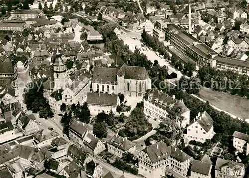 AK / Ansichtskarte Backnang Fliegeraufnahme Kat. Backnang