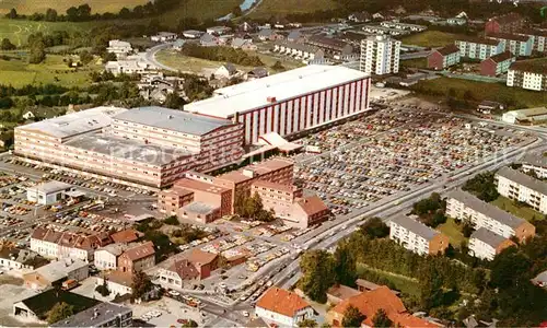 AK / Ansichtskarte Bad Segeberg Einrichtungshaus Moebel Kraft Fliegeraufnahme Kat. Bad Segeberg