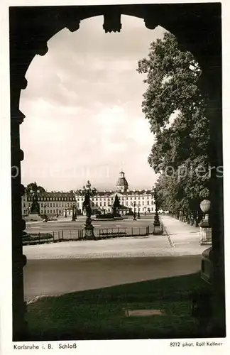 AK / Ansichtskarte Karlsruhe Baden Schloss