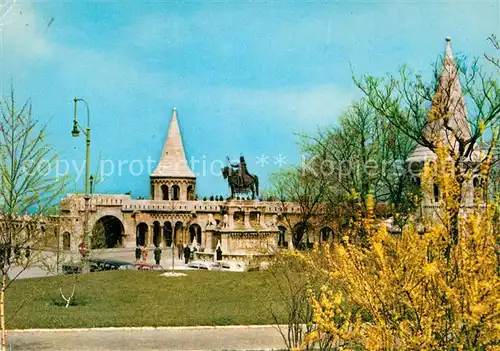 AK / Ansichtskarte Budapest Fischerbastei Sankt Stefans Denkmal  Kat. Budapest