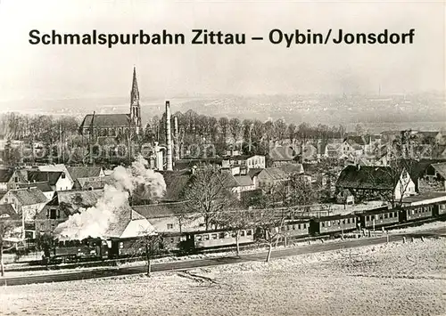 AK / Ansichtskarte Eisenbahn Schmalspurbahn Zittau Oybin Jonsdorf  Kat. Eisenbahn
