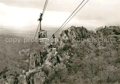 AK / Ansichtskarte Seilbahn Thale Dr. Ernst Wachler Felsen Kat. Bahnen