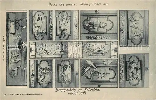 AK / Ansichtskarte Clausthal Zellerfeld Bergapotheke Decke Wohnzimmers Kat. Clausthal Zellerfeld