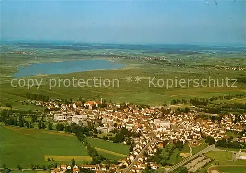 AK / Ansichtskarte Bad Buchau Federsee Fliegeraufnahme Kat. Bad Buchau