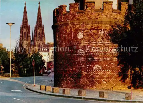 AK / Ansichtskarte Koeln Rhein Dom Roemerturm Kat. Koeln