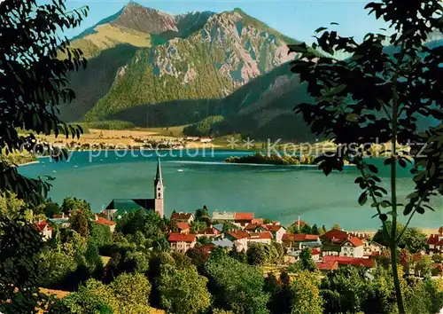 AK / Ansichtskarte Schliersee Panorama Brecherspitz Kat. Schliersee