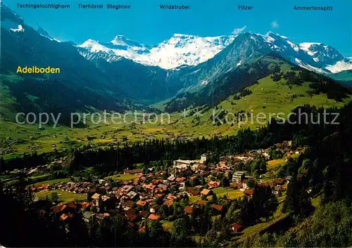 AK / Ansichtskarte Adelboden Panorama  Kat. Adelboden