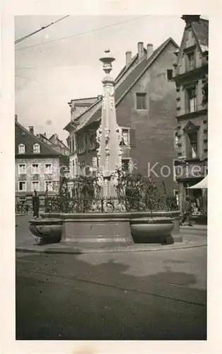 AK / Ansichtskarte Saarbruecken Brunnen Kat. Saarbruecken