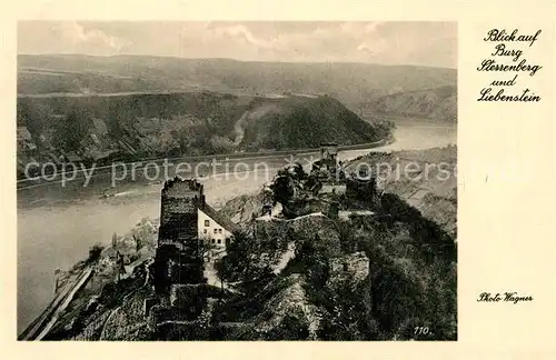 AK / Ansichtskarte Kamp Bornhofen Burg Sterrenberg Liebenstein Kat. Kamp Bornhofen