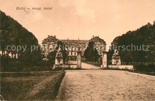 AK / Ansichtskarte Bruehl Rheinland Schloss Kat. Bruehl