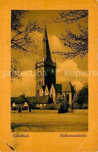 AK / Ansichtskarte Osnabrueck Katharinenkirche Kat. Osnabrueck