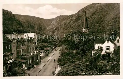 AK / Ansichtskarte Thale Harz Hubertusstrasse Kat. Thale