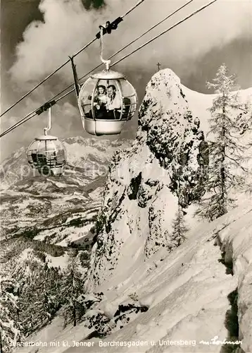 AK / Ansichtskarte Seilbahn Jenner Berchtesgaden Untersberg  Kat. Bahnen