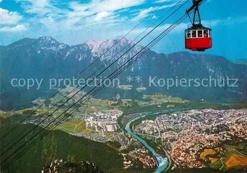 AK / Ansichtskarte Seilbahn Predigtstuhl Bad Reichenhall Hochstaufen  Kat. Bahnen